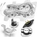 DC47-00019A Dryer Heating Element for Samsung DV45H7000EW/ A2 DVE50R5200W/ A3 DV40J3000EW/ A2 DV42H5000EW/ A3 DVE50M7450W/ A3 DV42H5200EW/ A3 DV48H7400EW/ A2 DVE50R5400V/ A3 DV42H5200EP/ A3