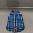 Kuoser Waterproof Dog Coat, Reversible Dog Jacket for Small Dogs, Adjustable Durable Doggie Winter Coat Warm Cozy Puppy Cold Weather Apparel from Small to Large Breed, Blue S (Small (Pack of 1))