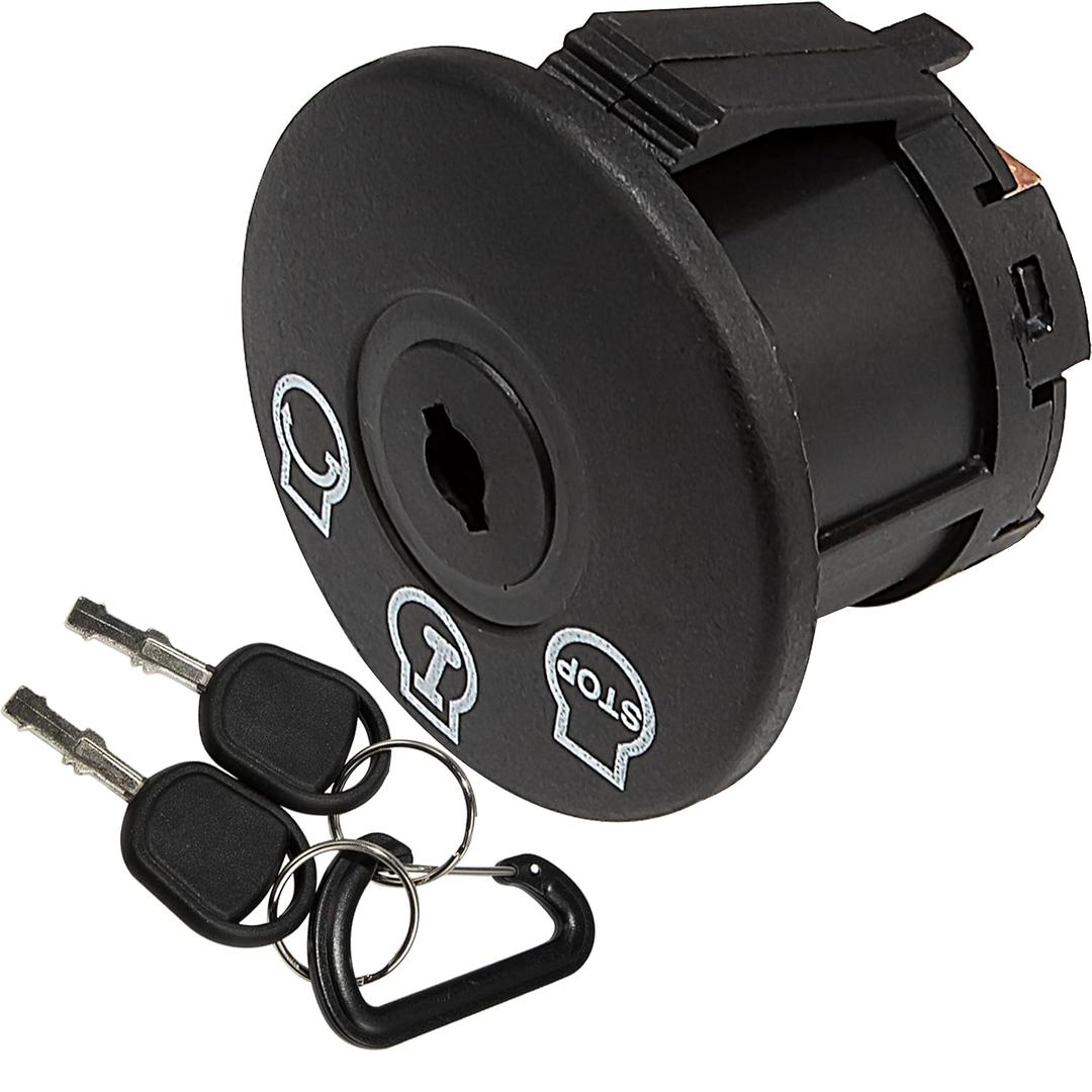 925-04228 Lawn Mower Ignition Starter Switch 5 terminals 3 Position with Keys for Cub Cadet, MTD Craftsman, Troy-Bilt, Ariens Bad Boy Zero Turn Lawn Tractor John Deere, 725-04228 from NFSpeeding