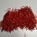 VAIPI 24 PCS Pom Poms Cheerleading Metallic Foil Cheer Pompoms with Plastic Handle for Cheerleader Squad Spirit Sports Tournament, Cheering Party,Homecoming Game,Pep Rally,Parade (Red)