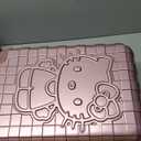 FUL Hello Kitty Carry On Luggage, Molded Hardshell Rolling Suitcase with Spinner Wheels, Pink, 21 Inch