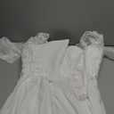 Findlovewedding Wedding Dresses for Bride with Lace Appliques Chiffon A Line Women Dress Long Sleeves Beach Bride Dress US 10 Off-White