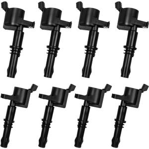 Ignition Coil Pack FD508 Compatible With 2004-2008 F-150 250 350 450 550 Explorer Expedition, 2005-2008 Navigator Mark LT, 2006-2008 Mountaineer V8 V10,Set of 8