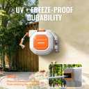 Retractable Garden Hose Reel 5/8 inch x 100 ft Wall Mounted