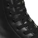 XUDREZ Roller Skates for Women Men Shiny Double Row Four Wheels Roller Skates Womens Roller Skates with Shoes Bag, Black flash wheel, Women's 9 / Men's 7.5