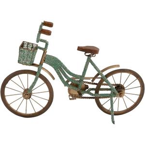 Deco 79 Metal Bike Decorative Sculpture Home Decor Statue, Accent Figurine 18" x 4" x 12", Green
