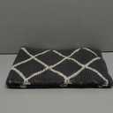 Finchitty Indoor Door Mat, Dirt Resistant and Absorbent, Low-Profile, Non-Slip, Washable Inside Floor Mats for Front Door, Back, and Entrance, 32" x 20", Charcoal