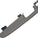 Driver Left Side Front Door Armrest Handle Replacement Compatible with 1999-06 Chevy Suburban/Tahoe, GMC Yukon/Avalanche Escalade Replace Part # 12472876 (Light Gray)