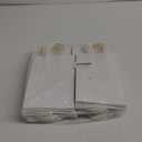 BagDream Gift Bags 100Pcs 5.25x3x8 Small Kraft Paper Gift Bags with Handles Bulk, White Paper Sacks for Wedding Birthday Party favor, Retail, Merchandise, Small Grocery