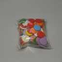 120 Round Wood Discs with Hole - Spacer Beads, Diffuser Beads, Blank Wood Charm Pendants for Christmas, Birthday, Board Tags, DIY Jewelry Earring Making (1 1/ 5", Multi)