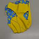 Dog Raincoat Reversible, Single Side Slicker Poncho Adjustable Waterproof Dog Rain Jacket with Leash Hole/Reflective Stripe Hooded Snowproof Windproof Clothes for Small to 3X-Large Dogs, M (Yellow)