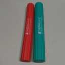 THERABAND FlexBar, Resistance Bars for Tennis Elbow & Grip Strength, Color-Coded Therapy Bars for Tendonitis & Golfers Elbow (2 Pack, Red/Green)