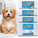Wee Wee Pads for Dogs, Premium Puppy Pads with 6-Layer Leak-Proof Design, Disposable and Safe Dog Pee Pads, Small (24x24, Holds 6 Cups), 30 Count