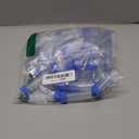 Twdrer 50PCS 5ml Plastic Graduated Vial Tube with Screw Caps,Small Test Sample Bottles Tubes Container with Lid