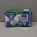 Vacuum Storage Bags with Electric Air Pump, New Air Valve Combo 15 Pack Compression Bag, Space Saving Vacuum Sealer Bags for Clothes, Blanket, Duvets, Pillows, Comforters, Travel, Two Compressing Ways