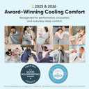 Elegear Revolutionary Cooling Blanket Twin, Absorbs Heat to Keep Body Cool for Night Sweats, Double Sided Arc-Chill3.0 Cooling Fiber Q-Max>0.5, Lightweight Summer Cold Blankets for Sleeping, 59 x 79