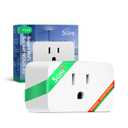 NOUS Wi-Fi Smart Plug 15A, Dual-Band 2.4GHz & 5GHz, Energy Monitoring, Compatible with Alexa, Google Home, Tuya Smart App, Remote Control, Timer, Compact Design, Smart Outlet, 1 Pack