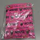 Disney's Minnie Mouse"Glam" Cross-Body Passport Purse Shoulder Bag, Neon Pink