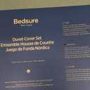 Bedsure Sage Green Duvet Cover Queen Size - 3 Pieces Prewashed Cotton-Like Extra Soft Bedding Set, Includes 1 Duvet Cover 90x90 Inches with Zipper Closure & 2 Pillow Shams, Comforter Not Included