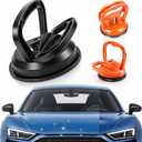 3 Pack Car Dent Puller Kit - 2026 Upgrade Dent Remover Tool for Car | Car Handheld Puller for Car Body, Glass, Ceiling and Moving Objects, All DentsTypes (Black+Orange)