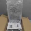 Rolling Utility Storage Cart with 4 Drawers - 4 Tiers Rolling Cart Craft Cart, Storage Drawer Cart Organizer for Craft Room Office Bedroom Classroom with Mesh Top & 4 PCS DIY Lable, White