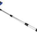 Camco Adjustable Broom and Dustpan - Portable & Compact Full Size Broom - Adjusts from 24-52 Inches, Ideal for RV, Marine, and Home Use (43623-A)