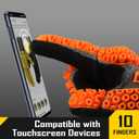 COOLJOB A5 Cut Resistant Gloves with Impact Resistant TPR, Touchscreen Nitrile Dipped Safety Work Gloves with Grip, 1/3 Pair (Medium)