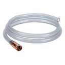 Performance Tool W54154 Food-Grade 3.5 GPM Liquid Transfer Shaker Siphon Tube Hose, Clear Blue, 6-foot Tube