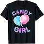 Cotton Candy Girl Cute Fun Girls Juniors Women Ages 3 to 63 TShirt,SMall
