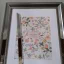 Laura Ashley 11x14 (Matted 8x10) Champagne Mirror Bead Picture Frame, Classic Mirrored Frame with Beaded Border, Wall-Mountable, Made for Photo Gallery and Wall Art, (11x14 (Matted 8x10), Champagne)