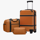 Coolife Luggage Set Suitcase Carry On Luggage PC Hardshell Luggage TSA Lock Spinner Wheels Telescopic Handle