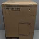 SONGMICS Trash Can, 13-Gallon Gabbage Can, with 15 Trash Bags, Steel, with Soft-Close Lid, Removable Inner Bucket, Handles, Ink Black ULTB595B01V1