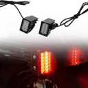 Amber Running Light with Yellow Turn Signal for Harley Softail 2018-2025, Ultra-Bright Dual-Intensity LED Rear Light, Plug-and-Play 1:1 Replacement for Low Rider S Street Bob Breakout