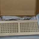 GlikCeil Pegboard Display Stand with 20 Peg Hooks for Retail Craft Shows 4 Panel Wooden Pegboard Display Stand Earring Jewelry Keychain Display Racks Vendors Events Selling Store Supplies