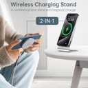 Magnetic Wireless Charger for iPhone 17/16/15/14/13/12 - Mag Charger+20W USB C Adapter, Fast Wireless Charging Stand/Pad with 5ft USB-C Cable for iPhone 17/16/15/14/13/12, Airpod-Gift for Men & Women