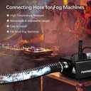 20Ft Heat Resistant Fog Machine Hose Quick Connect Smoke Duct