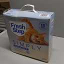 Fresh Step Simply Unscented Multi Cat Clumping Cat Litter, Low Dust, Odor Control with Activated Charcoal Tech, Compatible in Automatic Litter Boxes, 14 lb.