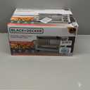 BLACK+DECKER 4-Slice Toaster Oven, Even Toast, 4 Cooking Functions Bake, Broil, Toast and Keep Warm, Removable Crumb Tray, Timer