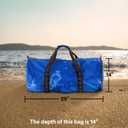 Fitdom 90L Large Mesh Duffle Bag for Scuba Dive or Snorkel Equipment. Best for Water Sports & Beach Activities like Swimming, Diving & Snorkeling. Perfect for Travel, Storage Swim Gym Gears & Balls