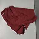 Horbaunal Burgundy Bed Wedge Pillow Cover with Zipper Design, Wedge Pillowcase Protector with Side Pocket for Storage, 25" L x 25" W x 10" H (Pillow Not Include)