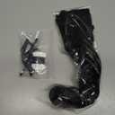 Fliace Synthetic Clip in Black Hair Extensions for Women, 6 PCS Natural Black Hair Extensions, Thick Hairpieces Double Weft Wavy Hairpieces, Soft Hair & Blends Well (20inch, 6pcs, Natural Black)