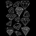 NBEADS Bling Rhinestone Stickers, Diamond Shape Glitter Crystal Decals Iron on Appliques Gemstone Border Sticker Glass Hotfix Rhinestone for Art Craft Clothing Decor