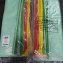 Fun Express 13 1/4" x 9 1/4" Medium Mesh Zippered Vinyl Storage Bags - 12 Pieces (Assorted)