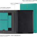 CoBak Case with Stand for Kindle Paperwhite 12th Gen 2024 Released (7") & Kindle Colorsoft Signature Edition - Durable PU Leather Cover with Auto Sleep Wake, Card Slot, Hand Strap Feature, Jade