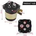 500 Amp Battery Isolator for Mobile Audio Relay Continuous Battery Isolator Relay Kit 12v 500A