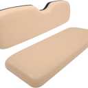 Universal Rear Replacement Cushions for Golf Cart Rear Seat, Golf Cart Cushion Back Seat for EZGO TXT RXV ST for ST Sport for Valor Models for Club Car, Dedicated for Flip Rear Seats, Wheat