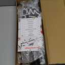 Christmas Garland Hanger for Front Door Adjustable 34-48 Inch, Over The Door No Drill Garland Holder with Heavy Duty 22lb Capacity, Includes Merry Christmas Sign for Outdoor Holiday Decor