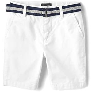 The Children's Place Boys' Belted Chino Shorts, size -7