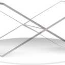 Large Clear Acrylic Book Stand - Perfect for Displaying Open Books on Your Coffee Table - Ideal for Bibles, Cook Books, Guest Books, Magazines, Each with a Lucite Paperweight (Clear)