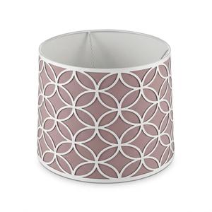 12" Top Diameter x 14" Bottom Diameter x 10" Slant Height with Washer (Spider) Attachment for Lamps with a Harp (Linen White)